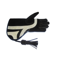 Gants de fauconnerie en cuir véritable de qualité supérieure, imperméables, antidérapants, pour l'entraînement, la sécurité en extérieur et la chasse.