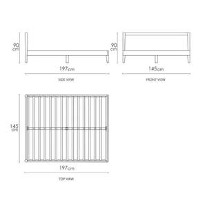 Meubles indonésiens de qualité supérieure en teck lits en bois pour hôtel villa appartement - Product Image 6