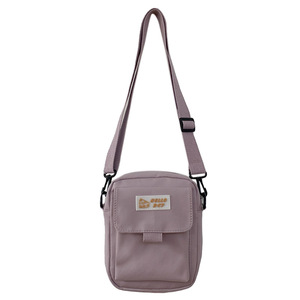 Bolso bandolera de lona con logotipo personalizado y carcasa protectora, estilo informal multifuncional para teléfono móvil y cartera - Product Image 4