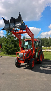 Tracteur Kioti DK4510 pas cher et abordable avec chargeur à vendre, 45 CV, 4 roues motrices, tracteur agricole, fournisseur, expédition immédiate - Product Image 5