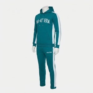 Conjunto Deportivo para Hombre, Sudadera con Capucha Colorblock, Pantalones Jogger, Ropa Deportiva para Entrenamiento, Gimnasio, Fitness, Conjunto Premium - Product Image 2