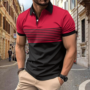 Vente en gros 2025 Nouvel arrivage de polo pour hommes avec poche personnalisée polyester spandex polo de golf à manches courtes en coton T-shirts pour hommes - Product Image 2
