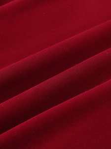 Sudadera con adornos de diamantes de imitación rojos para mujer, jersey de manga larga brillante, informal, holgado, con cuello redondo, Top de invierno de algodón suave - Product Image 4