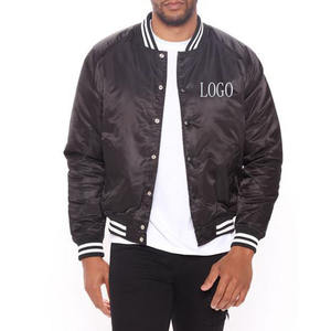 Última moda de satén personalizado Varsity chaqueta OEM béisbol bombardero diseño Unisex de alta calidad Streetwear Universidad prendas de vestir exteriores - Product Image 4