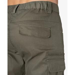 Pantalon de travail pour ouvriers d'usine, automne, industriel, homme, genou, multi-poches, cargo, pantalon de travail délavé, taille haute, décontracté - Product Image 4