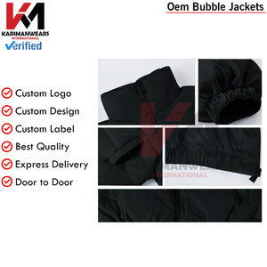 Veste matelassée courte pour femmes chaud hiver rembourré matelassé à manches longues fermeture éclair décontracté court bulle manteau poches vêtements d'extérieur confortables - Product Image 4