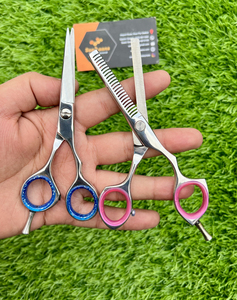 Ciseaux de coiffure professionnels OEM Kit de coupe de cheveux Caractéristique de sécurité Outil d'amincissement des cheveux droits Fournitures de coiffure - Product Image 6