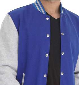 Veste de baseball universitaire vintage de haute qualité pour homme avec logo personnalisé, col montant, pour l'école et le collège - Product Image 6