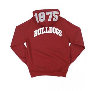 Hiver Écologique Hommes Alabama A & M University Bulldog Hoodie Classic 1875 Design Bold Mascot Woven Brodé Anti-Shrink - Product Image 3