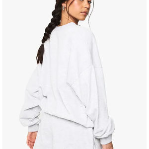 Personalizado de alta calidad bordado impreso cuarto botón Arriba sudadera de mujer de algodón de talla grande a granel sudaderas con capucha y sudaderas de mujer - Product Image 4