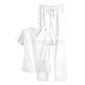 Uniforme Médico Ajustable para Hombre, Conjuntos de Uniformes Médicos, Cuello Alto, Manga Corta, Ligero, Totalmente Personalizable - Product Image 1