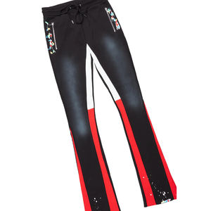 Survêtement à fermeture éclair avec logo personnalisé pour hommes ensemble de jogging de marque privée d'hiver personnalisé survêtement pour hommes blanc jogging pantalon veste - Product Image 5