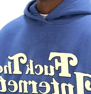 เสื้อฮู้ดสำหรับผู้ชายเสื้อฮู้ดพิมพ์โลโก้แบบกำหนดเองจากปากีสถาน - Product Image 3