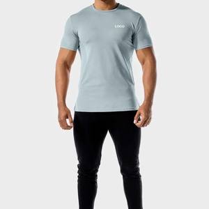 T-shirts surdimensionnés à épaules tombantes Vêtements de sport pour hommes Running Fitness Loose Fit Tee Shirts Hommes Casual Crew Neck Oversize Gym Shirts - Product Image 2