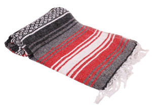 Couleurs populaires d'usine OEM personnalisé 100% meilleure qualité cerise Falsa couverture en laine avec matériau en laine - Product Image 6