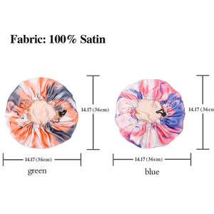 Wholesale Women's Luxury Satin <b>Bonnets</b> & Hair Wraps-Adjustable All Seasons Customized Color Sleeping Headwear - Product Image 3