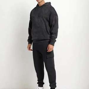 Sudadera con Efecto Vintage para Hombre, Tela Lavada al Ácido para Moda Moderna, Sudaderas con Lavado Ácido para Hombre - Product Image 6