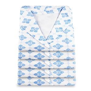 Fournisseur d'usine de peignoirs jetables bleus à motif floral OEM et sur mesure, et de serviettes de bain jetables - Product Image 4