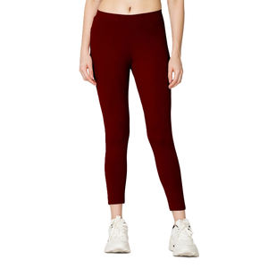 Collants de sport pour femmes, tricotés, doux, respirants, en élasthanne/polyester, taille haute, pour le yoga, la salle de sport, décontractés, entraînement en plein air, grande taille - Product Image 3