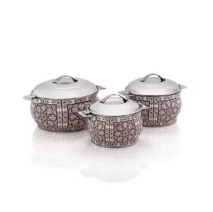 Juego de 3 artículos de comedor para decoración del hogar, olla caliente para servir comida, olla calentada, calentador de Buffet, platos de frotamiento, cazuela a buen precio - Product Image 6