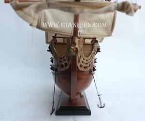 Gia Nhien Modèle réduit en bois de haute qualité Le Soleil Royal, grand voilier pour décoration ou cadeau, quantité minimale de commande bas - Product Image 5
