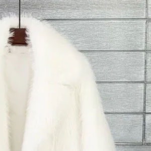 Nouveau design, manteau en fourrure de renard coloré pour femmes, manteau en fourrure en gros, vêtements d'hiver pour femmes, nouveau manteau long en fausse fourrure intégré - Product Image 5