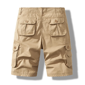 Shorts cargo de sport pour homme, style streetwear, grande taille, en coton respirant, séchage rapide, coupe-vent, taille élastique, pour la course et la gym - Product Image 2