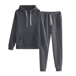 Chándal con capucha y pantalón de chándal para mujer, conjunto de Jogger, conjunto de 2 piezas de lana de algodón 100%, chándales para mujer - Product Image 6