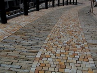 Pavés de galets multicolores modernes en grès, fabriqués en Inde, garantie, pour usage extérieur allée/parc, retour possible