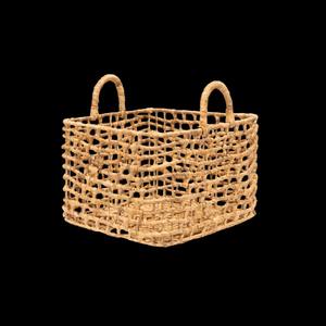 ตะกร้าสี่เหลี่ยมผักตบชวา ตะกร้าเก็บของทำมือ ขายส่ง เป็นมิตรกับสิ่งแวดล้อม ผลิตในเวียดนาม - Product Image 1