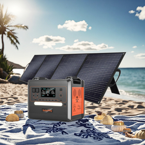 <span class=keywords><strong>Estación</strong></span> de Energí<span class=keywords><strong>a</strong></span> de 2500W y Kit de Panel Solar de 200W, Generador Solar Portátil de 2000Wh para Acampar Fuera de la Red Stock en la UE/EE. UU. - Product Image 3