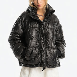 Chaqueta Acolchada para Mujer, Abrigo Cálido de Moda, Chaqueta Holgada con Burbujas, Ropa Exterior para Mujer, Chaqueta Acolchada con Cremallera - Product Image 1