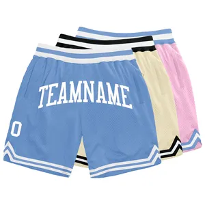 Logo personalizzato da uomo in palestra Short Blank sport Jogger Swim Beach uomo estivo maglia pantaloncini pantaloncini da tuta da uomo per il sudore corto