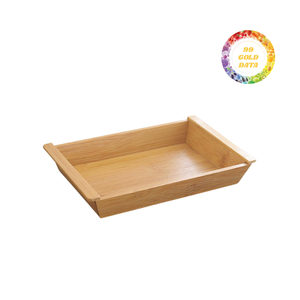 Elegante bandeja de bambú con artesanía fina, tacto suave y construcción ecológica para suministro minorista y a granel - Product Image 1