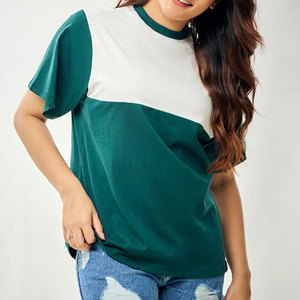 Camiseta Holgada de Estilo Urbano para Mujer, Algodón Premium, Fabricante de Ropa al por Mayor - Product Image 4