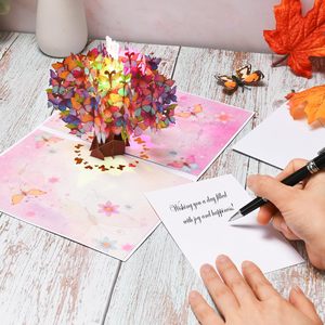 Feliz Día de la madre <span class=keywords><strong>Pop</strong></span> Up Card LIGHTS MUSIC 3D Butterfly Popup Card para todas las ocasiones - Product Image 3
