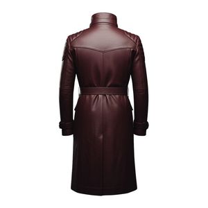 SWIFT FUSION Nouvelle mode Trench en cuir pour hommes respirant et col rond matériau de haute qualité personnalisable prix de gros - Product Image 5