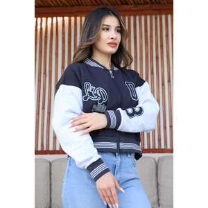 Veste courte zippée côtelée - Product Image 5