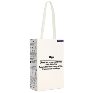 Sac fourre-tout pliable en coton personnalisé Ilga, gadgets personnalisables pour une utilisation promotionnelle - Product Image 2