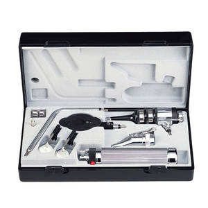 Juego de instrumentos otorrinolaringológicos médicos de primera calidad profesional Manual de acero inoxidable reutilizable CE certificado Clase I - Product Image 1