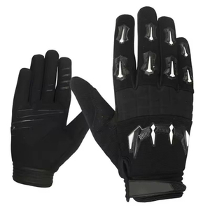 Gants de sport de plein air imperméables à écran tactile demi-doigts en cuir véritable pour moto, motocross, protection de conduite, durables - Product Image 6