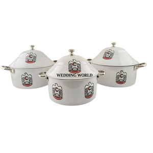 Fabricante de calentador de alimentos de metal Cazuela de diseñador hecha a mano más vendida Olla de metal al por mayor con estilo clásico - Product Image 4