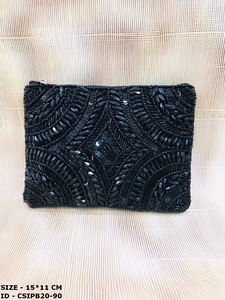 Banjara fabriqués à la main dames décontracté enveloppe pochette concepteur Boho perlé pierre broderie toile matériel pour une utilisation en soirée - Product Image 2