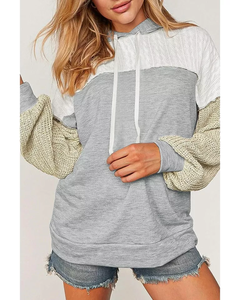 Wholesale Women <b>Oversized</b> Hoodies Knitted Women's Hoodies & <b>Sweatshirts</b> Pullover <b>Vintage</b> Women Hoodie Lightweight - Product Image 1