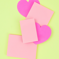 [HansolMTS] notas adhesivas de papelería profesional 50x76mm almohadillas de notas grabables adhesivas limpias 5 colores brillantes