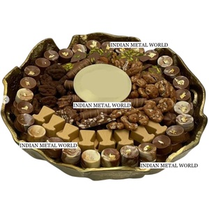 Tazón para servir chocolate de diseño de lujo Tazón de chocolate de metal dorado de alta calidad para decoración de mesa Tazón dulce - Product Image 3