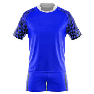 Promoción al por Mayor Uniforme de Rugby para Adultos de Equipo Universitario 100% Poliéster Estilo Europeo Conjunto Deportivo con Logotipo Impreso por Transferencia de Calor - Product Image 3