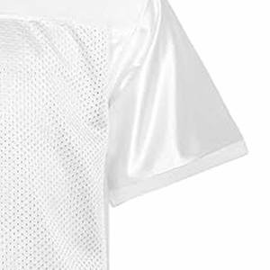 Camiseta Deportiva Personalizada OEM 100% Poliéster, Cuello en V, Malla Cuadrada, para Baloncesto, Béisbol, Fútbol, Fútbol Americano, Subida por Dress Sports - Product Image 2