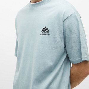 Camiseta Extra Grande de Diseño Personalizado para Uso Casual, 100% Algodón, Ajuste Holgado, Camiseta Estampada Extra Grande para Hombre - Product Image 5