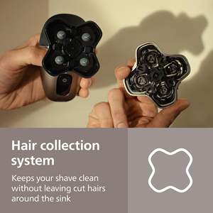 Afeitadora Eléctrica para Hombre y Mujer con Triple Cuchilla, Alimentación USB, Función Húmeda/Seca, Resistente al Agua IPX7, Afeitado Suave, Cabezal Giratorio, Lavable - Product Image 4